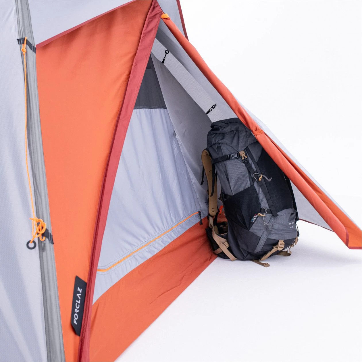 Forclaz Trek 500 Freestanding 3 Person Tent Gray Orange 5 Forclaz Trek 500 Freestanding 3 Person Tent Gray Orange - Image 5
