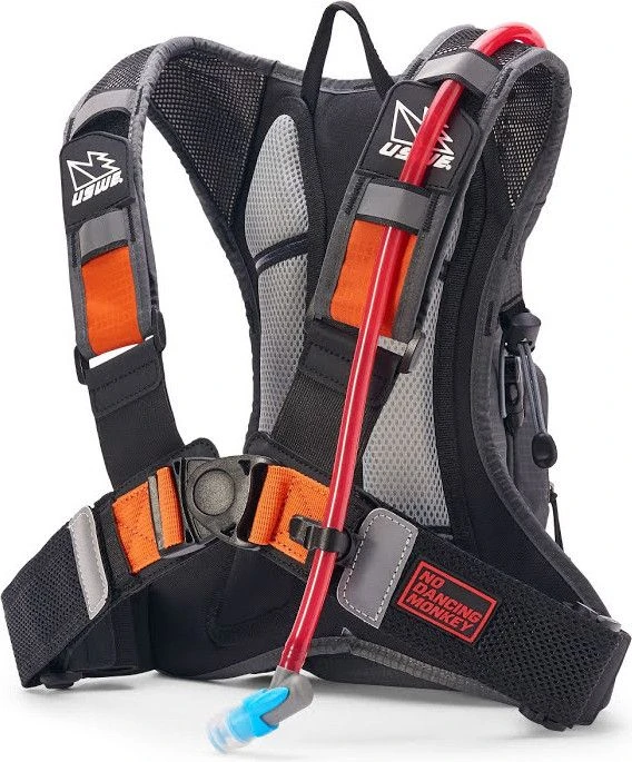 USWE Airbone 3L Hydratation Bag Dark Grey / Orange + 3L Water Bag 2 USWE Airbone 3L Hydratation Bag Dark Grey / Orange + 3L Water Bag - Image 2