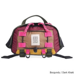 Topo Designs 2.4 Liter Mountain Hip Pack -Osprey Sales Shop 2pt4 Liter Mountain Hip Pack Burgundy Khaki