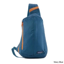 Patagonia Ultralight Black Hole 8 Liter Sling Pack -Osprey Sales Shop 49020 Wavy Blue text