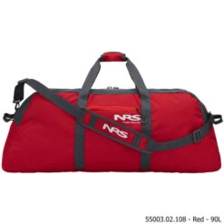 NRS Purest Mesh Duffel Bag 8 NRS Purest Mesh Duffel Bag -Osprey Sales Shop 55003 02 Red 90L SideTxt