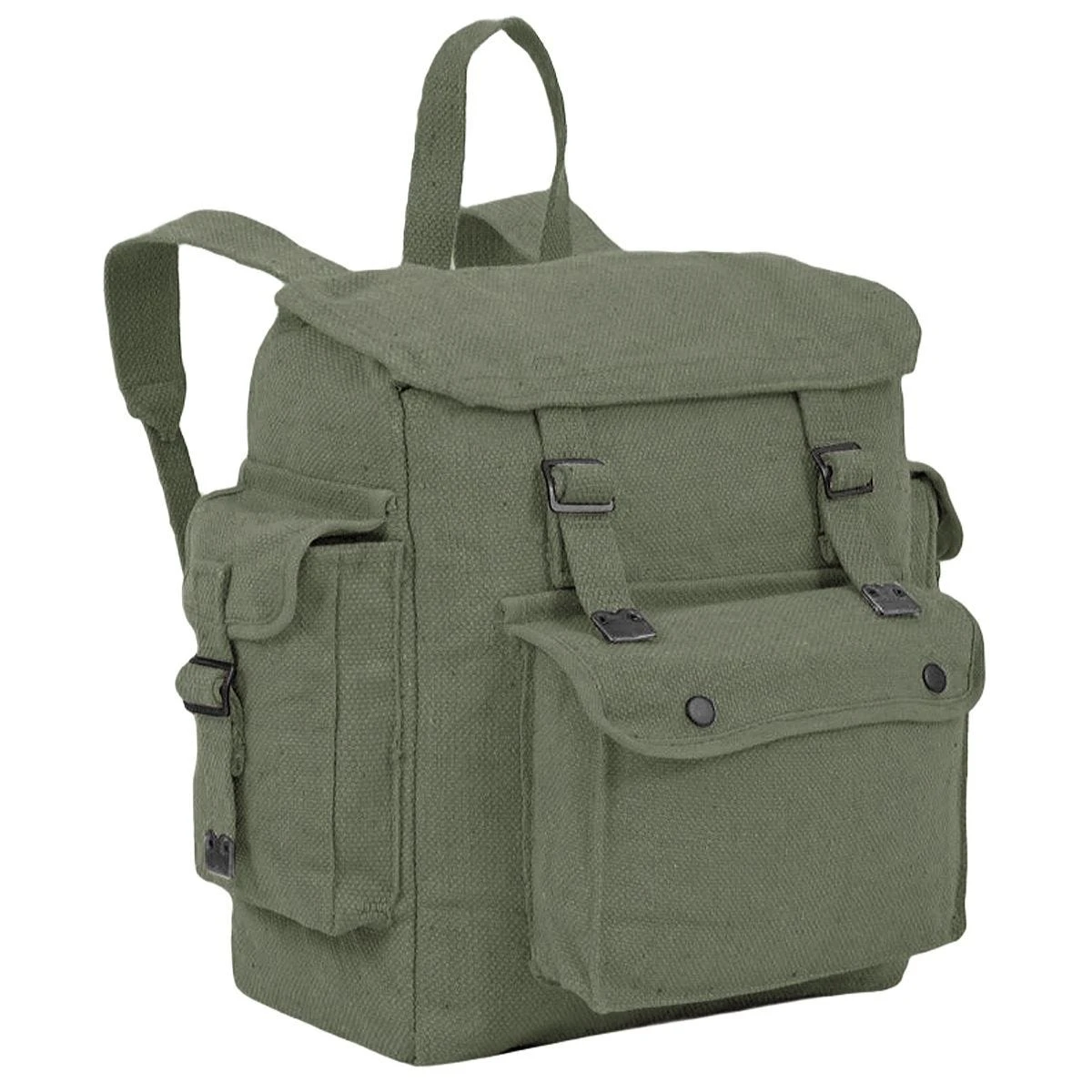 Highlander Large Pocketed Web Backpack Olive 1 Highlander Large Pocketed Web Backpack Olive