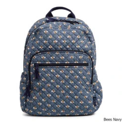 Vera Bradley Recycled Cotton Campus 25 Liter Backpack -Osprey Sales Shop Campus 25 Liter Backpack Bees
