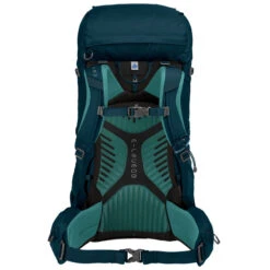 Osprey Women's Kyte 46 (44 Liter) Backpack -Osprey Sales Shop Kyte 46 Liter Backpack ICELAKE GREEN back
