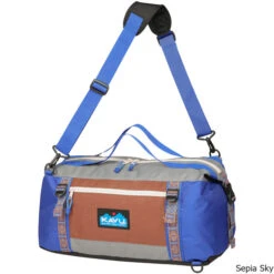 Kavu Little Feller 22 Liter Convertible Duffel Bag -Osprey Sales Shop Little Feller 22L Convertible Duffel Bag Sepia Sky