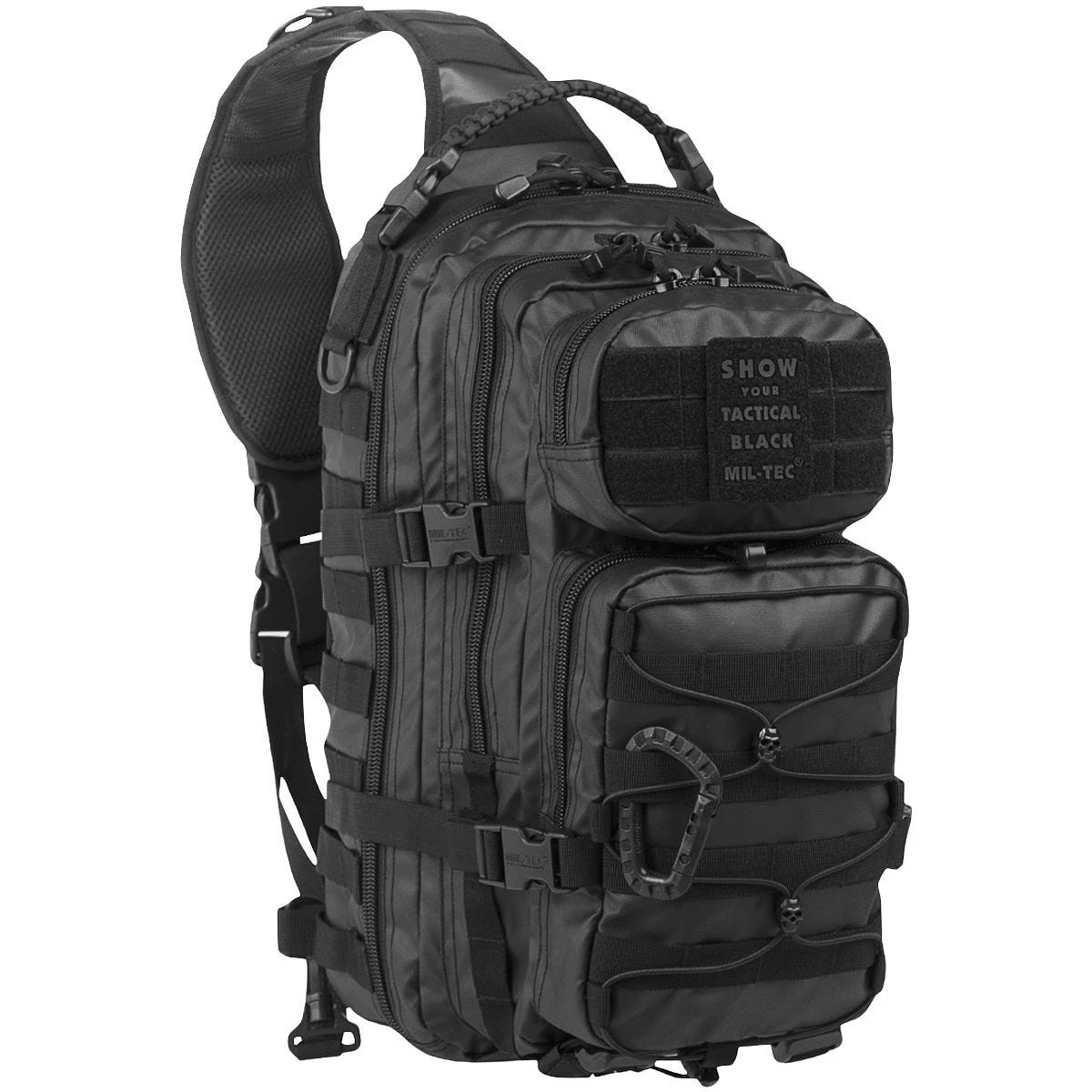 Mil-Tec One Strap Assault Pack Large Tactical Black 1 Mil-Tec One Strap Assault Pack Large Tactical Black