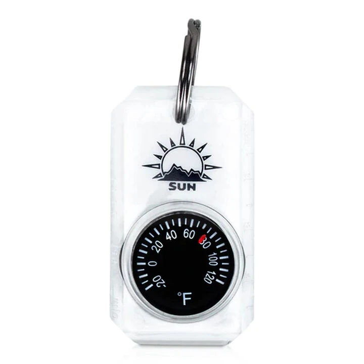 Sun MiniThermometer Zipper Pull Dial Thermometer 1 Sun MiniThermometer Zipper Pull Dial Thermometer