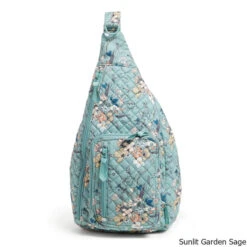 Vera Bradley Recycled Cotton Sling Backpack -Osprey Sales Shop Recycled Cotton Sling Backpack Sunlit Sage
