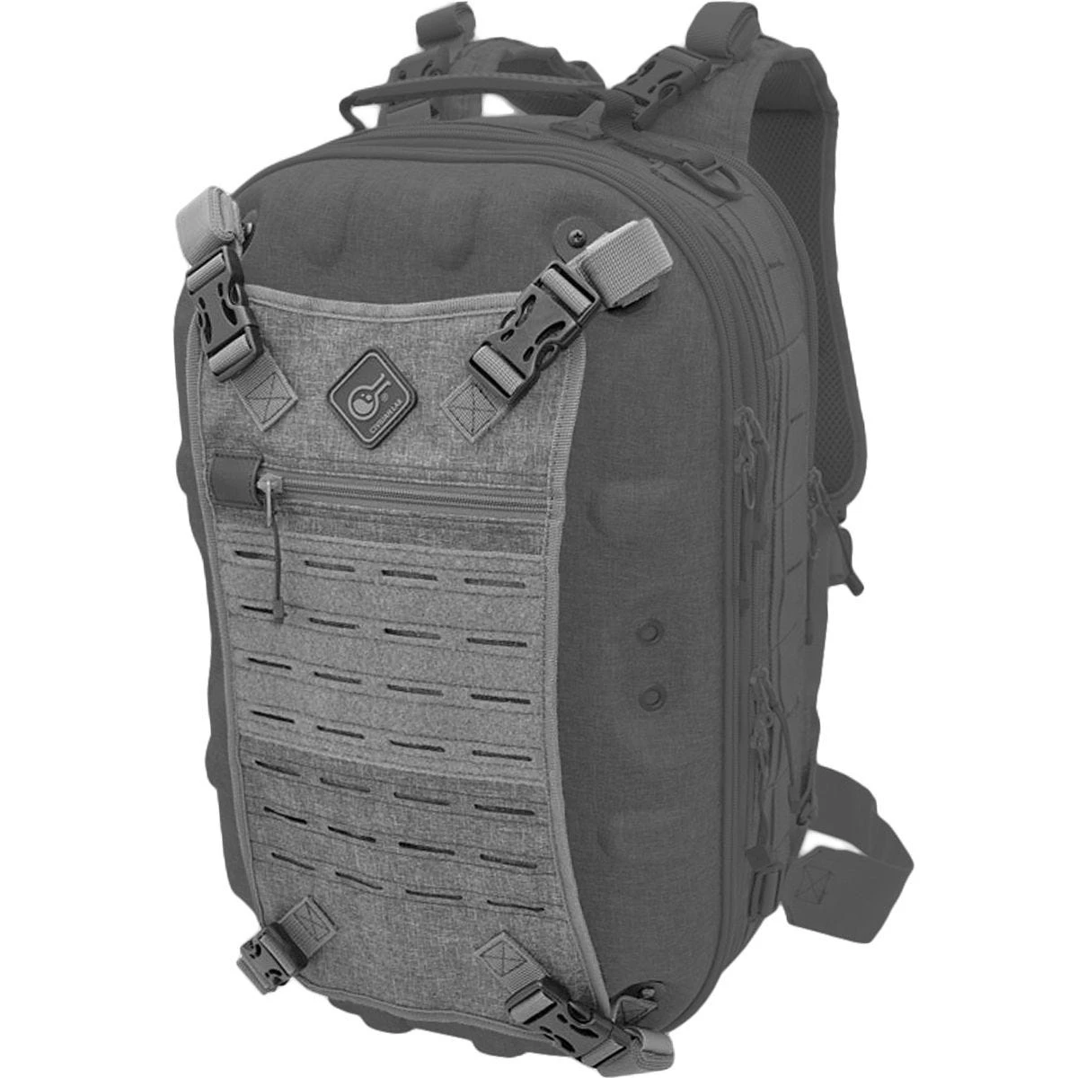 Civilian Lab Beavertail MOLLE Cargo Panel Gray 4 Civilian Lab Beavertail MOLLE Cargo Panel Gray - Image 4