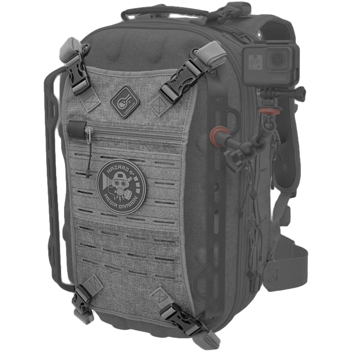 Civilian Lab Beavertail MOLLE Cargo Panel Gray 6 Civilian Lab Beavertail MOLLE Cargo Panel Gray - Image 6