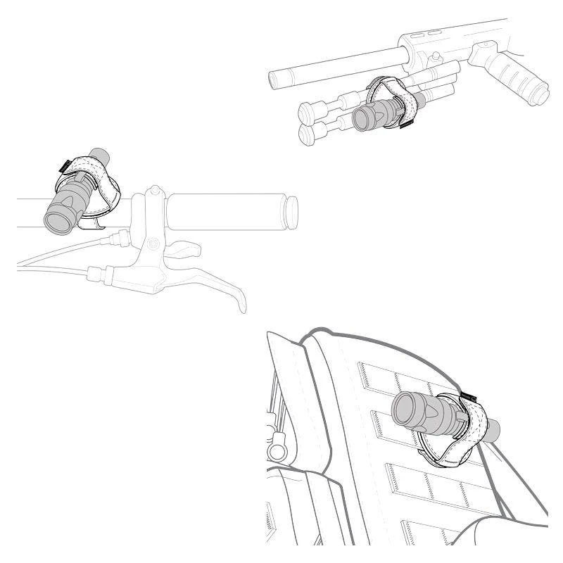 Hazard 4 NightCrawler Flashlight Mount Black 4 Hazard 4 NightCrawler Flashlight Mount Black - Image 4