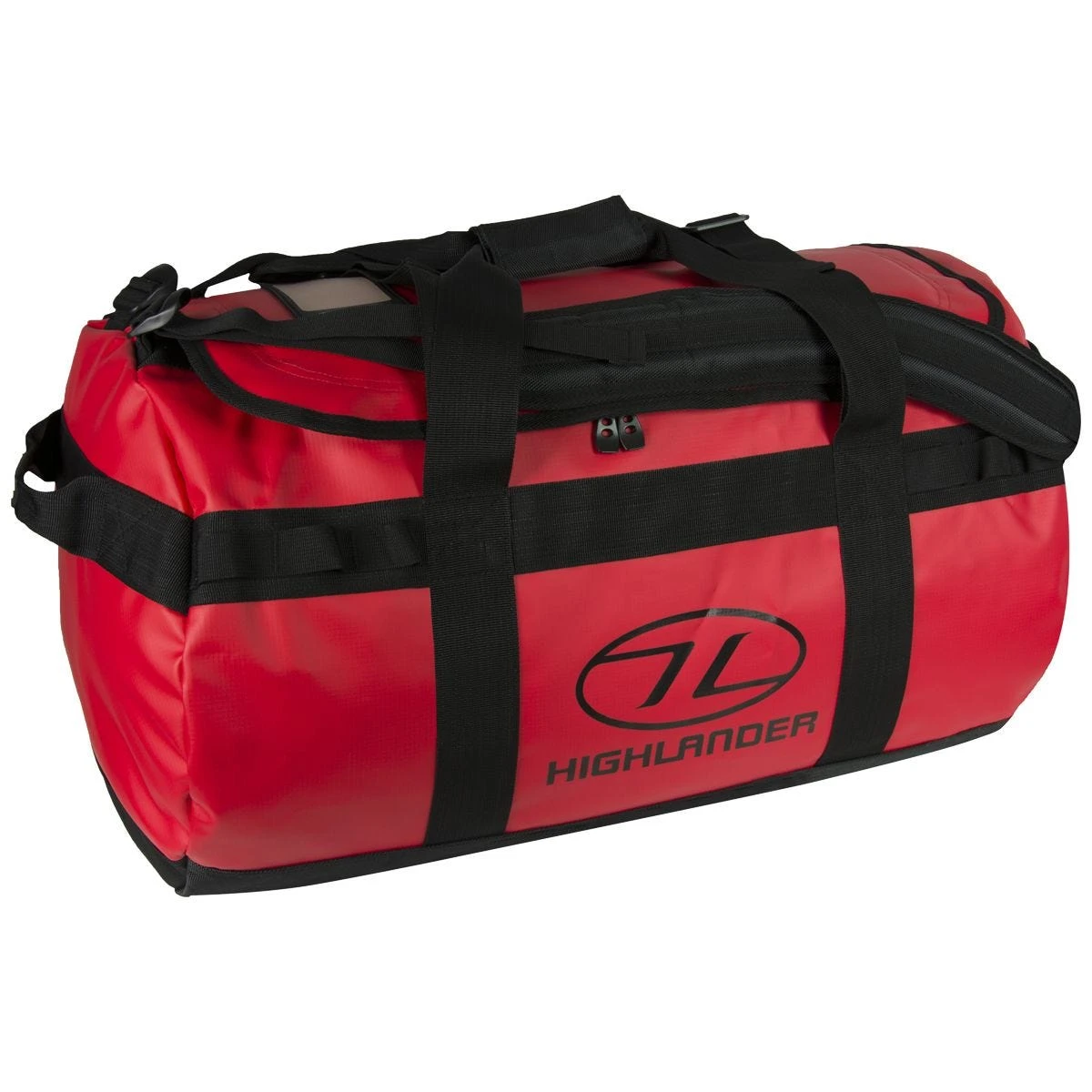 Highlander Lomond Tarpaulin 65L Duffle Bag Red 1 Highlander Lomond Tarpaulin 65L Duffle Bag Red