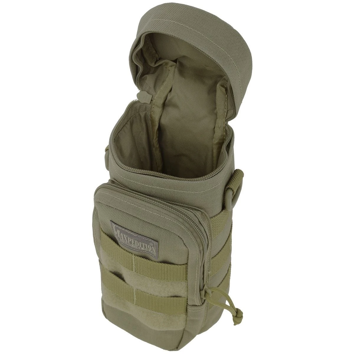 Maxpedition 10" X 4" Bottle Holder Khaki 3 Maxpedition 10" X 4" Bottle Holder Khaki - Image 3