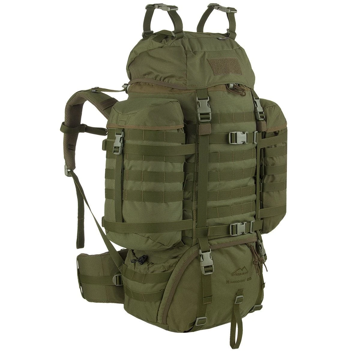 Wisport Raccoon 65L Rucksack Olive Green 1 Wisport Raccoon 65L Rucksack Olive Green