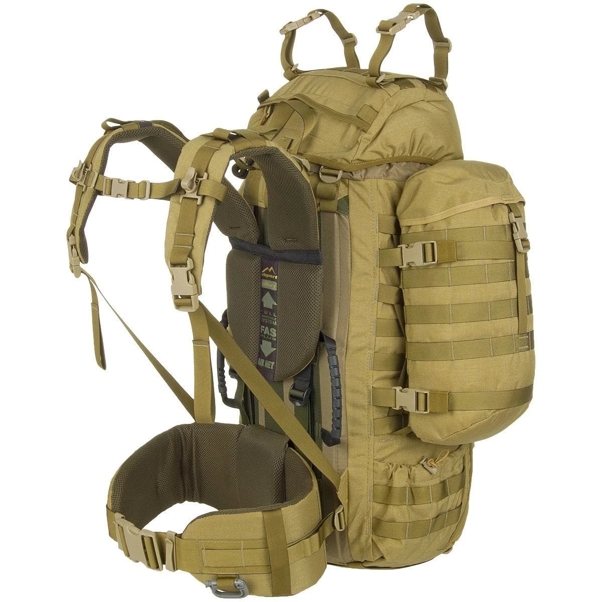 Wisport Raccoon 65L Rucksack Coyote 2 Wisport Raccoon 65L Rucksack Coyote - Image 2