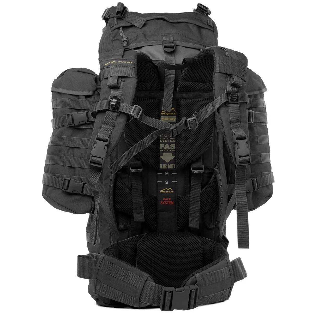 Wisport Wildcat 65L Rucksack Black 3 Wisport Wildcat 65L Rucksack Black - Image 3